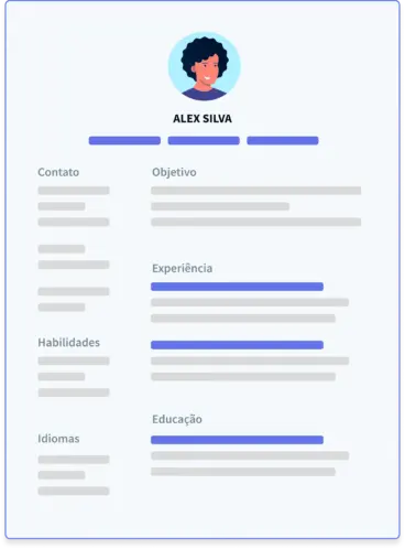 Amostra de currículo de acompanhante de pessoal