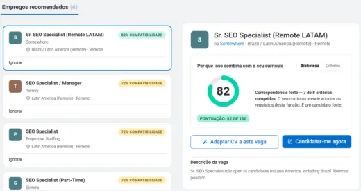 job-match onlinecurriculo